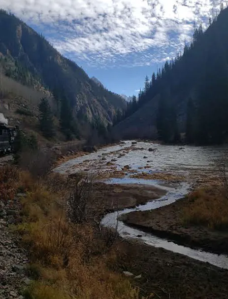 Durango Silverton narrow gauge railroad